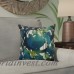 Bloomsbury Market Kam Abstract Floral Outdoor Throw Pillow BBMT7563